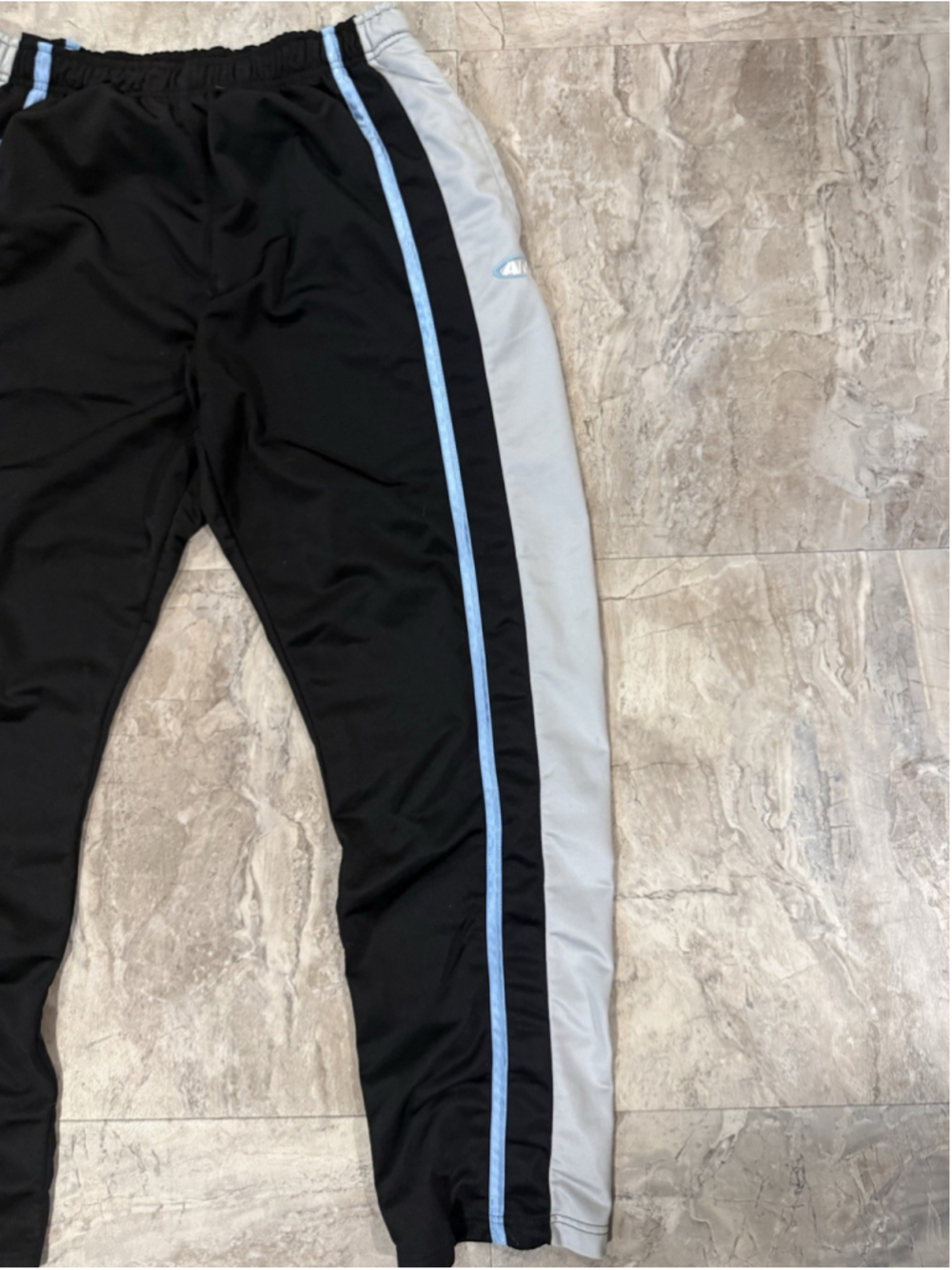 Y2k VTG AND1 Tear Away Snap Track Pant Logo Sz XL